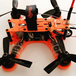 Captureggg.PNG Free STL file Blustery 180 3d Frame FPV 3D / Chassis drone 3d・3D printer design to download