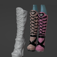 DRAC_Thumbnail.png Monster high Draculaura inspired doll shoes