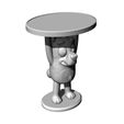 3.jpg Bluey Life-Size Table - 60cm 3D Statue - Full Model & 200x200 Split Version