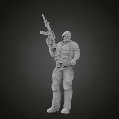 untitled.281.png Télécharger le fichier STL gratuit Soldat de la fortune • Objet pour imprimante 3D, Boris3dStudio