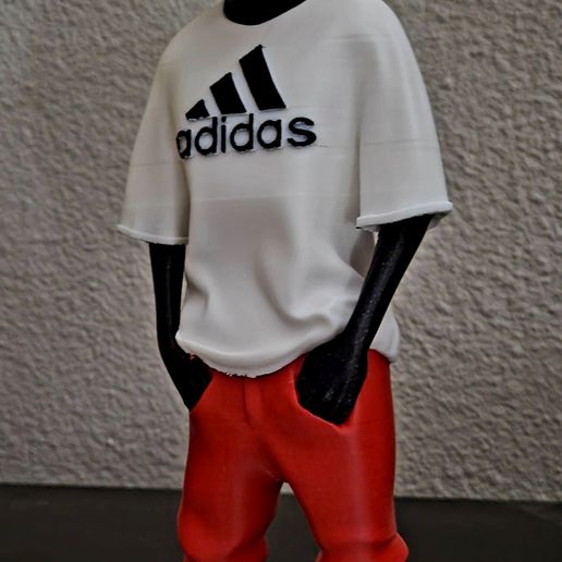Daffy Duck style Adidas3D Print with the Bambu Labs P1S with AMS 3D  printerCults