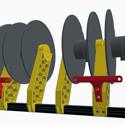 DWX3D_Multi_Spool_closeup.png Archivo STL DWX3D Bobina simple / múltiple・Modelo para descargar y imprimir en 3D