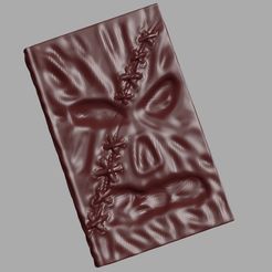 necronomicon-book-stiches.jpg Archivo STL Necronomicon libro de los muertos・Modelo de impresión 3D para descargar