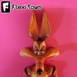 photo-5.png Flexi Wile E. Coyote, Articulated fidget figure, 3mf included