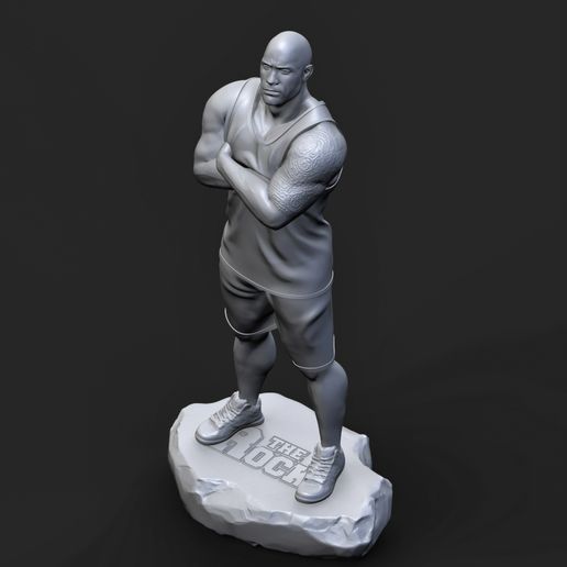 STL file The Rock 3D Printable 5・3D printing idea to download • Cults
