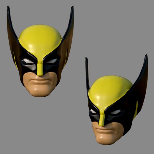 ML_Wolverine.jpg STL file Wolverine Head for Marvel Legends Figure・3D printer model to download, ToyOtter