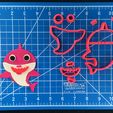 aa-Mommy-Shark-pic.jpg Baby Shark Combo Kit Multipiece Fondant Cookie Cutter Set 4"