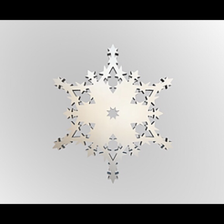 IMG_9374.png Télécharger fichier STL Flocon de neige • Modèle à imprimer en 3D, MeshModel3D