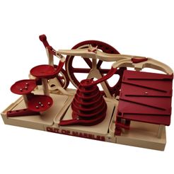 4c.jpg 3D-Datei Triple Marble Machine - The Two Wheeler - Out Of Marbles・Vorlage für 3D-Druck zum herunterladen