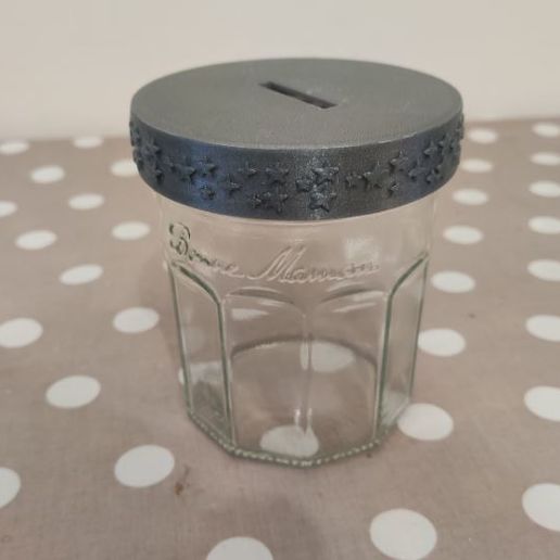 Piggy bank lid for a jar - 3D model önizlemesi