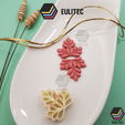 triple-hoja-de-eulite.com.png STL file Polymer clay cutter/ Belle triple feuille/Lorren3d・3D printable model to download