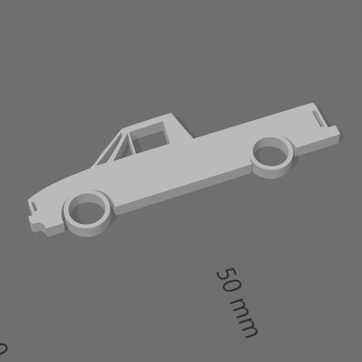 Volkswagen Caddy mk1 side key ring
