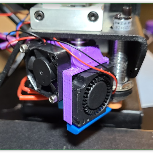 PrintrBot 30mm Fan for V6 HotEnd 3D model
