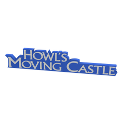 3.png LOGO/SIGNE MULTICOLORE 3D - Howl's Moving Castle
