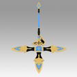 5.jpg Granblue Fantasy Zeta Spear Cosplay Weapon Prop replica