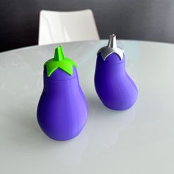 IMG_7188.jpeg STL file Eggplant Container・Design to download and 3D print