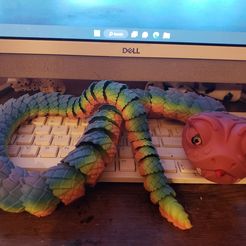 Articulated Toon Viper Snake