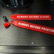 0c242b9a-6119-44c5-b828-3fcec07455d4.jpg REMOVE BEFORE PRINTING - Tag Flag Keychain Hanger Holder for Prusa XL