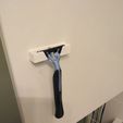 IMG_20171207_203644[1].jpg Free STL file Razor holder・3D print design to download
