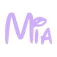 mia.stl 50 Names with Disney letters