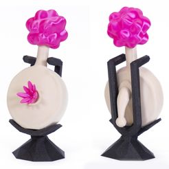 plumbus_1_1.jpg Бесплатный STL файл Plumbus multi-part model・Дизайн 3D-принтера для скачивания