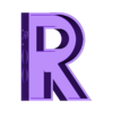 Letter R.STL АЛФАВИТ