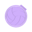 PELOTA VOLEY.stl 🏐✨ Volleyball Ausstechform - Stilisiertes Sport Ball Design - Volleyball Ausstechform - Stilisiertes Sport Design