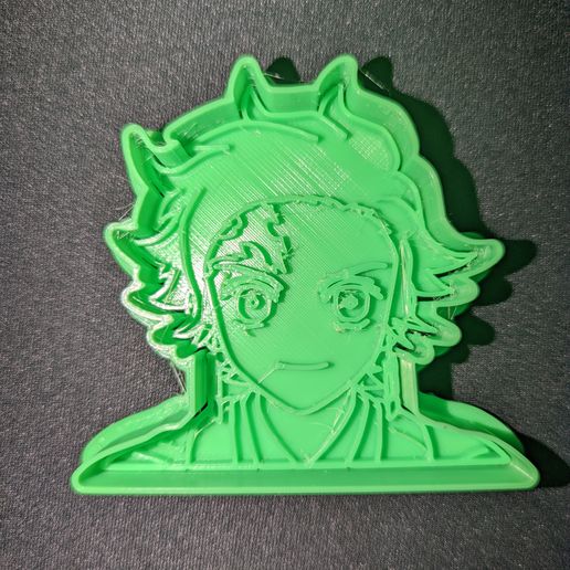 Tanjiro Cookie Cutter and Stamp 3D model