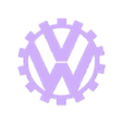 vw_1939.stl Volkswagen Vintage Emblem Car