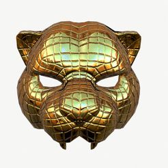 Tiger_Image.jpg Squid game Tiger mask VIP 3D model Low-poly 3D model