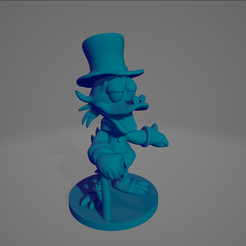 Scrooge-McDuck.png Scrooge McDuck 3D MODEL STL