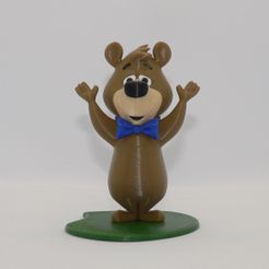 booboo front base1.jpg Archivo STL gratis Oso Boo-Boo・Diseño de impresión 3D para descargar