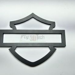 HarleyLogo.jpg Fichier STL Logo Harley Davidson・Plan imprimable en 3D à télécharger, Fly3dTech
