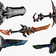 SwordPhoto3.png 15 Stylized Sword Models Pack 1 - Low Poly