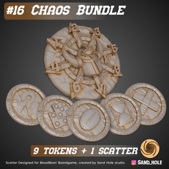 Caos-Collection.png 3D file CHAOS Bundle - Scatter + Tokens - SH16B・3D printer model to download