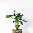 misprint-0106.jpg The Wiron Planter Pot with Drainage | Tray & Stand Included | Modern and Unique Home Decor for Plants and Succulents  | STL File