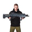 SG-8S-Slugger-replica-prop-from-Helldivers-2-by-Blasters4Masters_6.jpg SG-8S Slugger Helldivers 2 Weapon shotgun prop replica gun