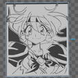 Linacap.png Lina Inverse Lithoplane