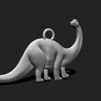 2_3DPR~1.jpg Dino Pendant Keychain - 3D STL File for 3D Printing