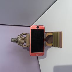 20200517_102235.jpg STL-Datei Sexy girl phone holder kostenlos・3D-Druckvorlage zum Herunterladen, Zelgiust3DArt