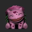valentines-bulbasaur-1.jpg STL file Pokemon - Bulbasaur Valentines Day・Template to download and 3D print