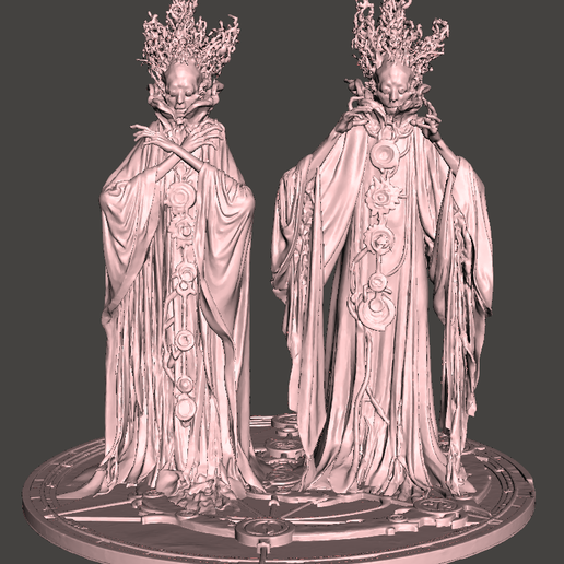 Inspired by the movie The Enchanted Crystal, the Urskeks and the Great Conjunction. - 3D model önizlemesi