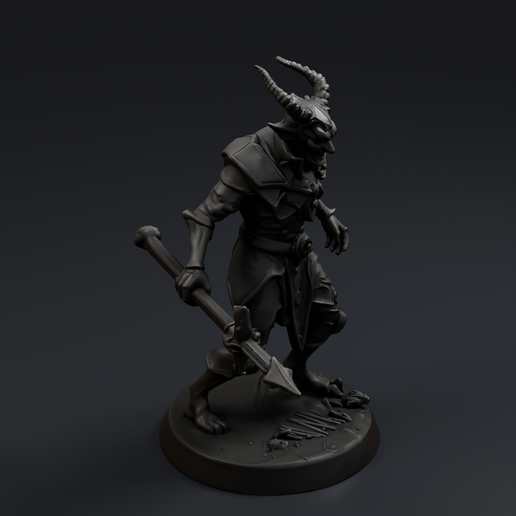 Demon (1) 3D printable STL miniature