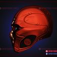 RedHood_Titans_Battle_Damage_Helmet_3d_print_model_06.jpg Red Hood Titans Battle Damage Helmet 3D Print Model