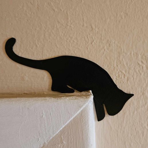 STL file Kitten Door Topper 🚪 ・3D printable model to download・Cults
