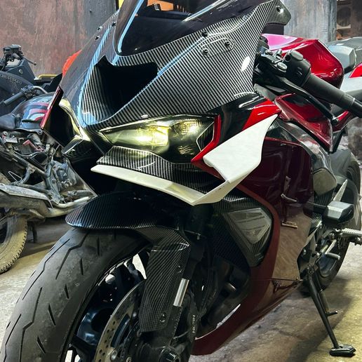 🥷 winglets / spoiler for kawasaki ninja zx6r・ STL File for 3D