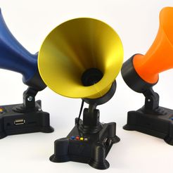 1.jpg Archivo STL Bocina Altavoz Bluetooth・Plan de impresión en 3D para descargar