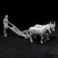 720X720-tc-print7.jpg Mesopotamian Plough / Plow with Oxen and Farmer - The Cradle