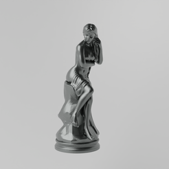 4.png STL file Woman Sculpture・3D printing model to download