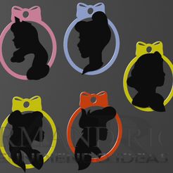 16.jpg Fichier STL KIT SPHÈRES DE NOËL PRINCESSES・Modèle pour imprimante 3D à télécharger